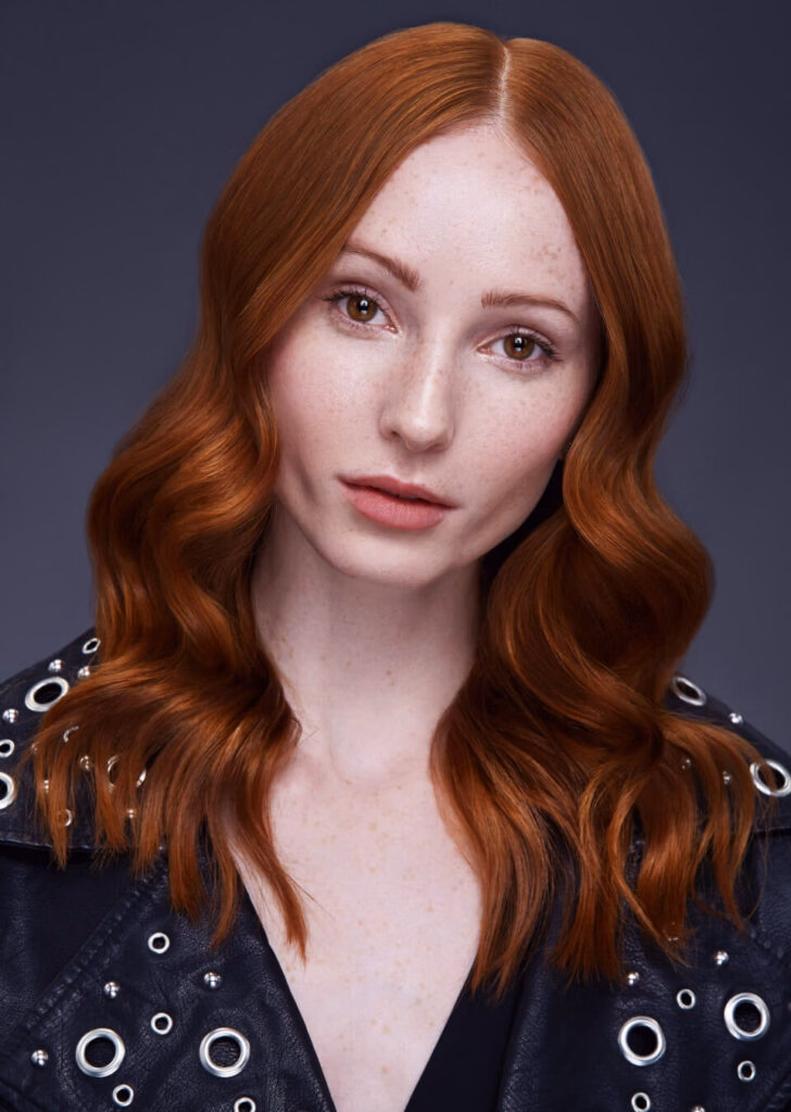 Commercial model with makeup by Bristol makeup artist Evie Smith.