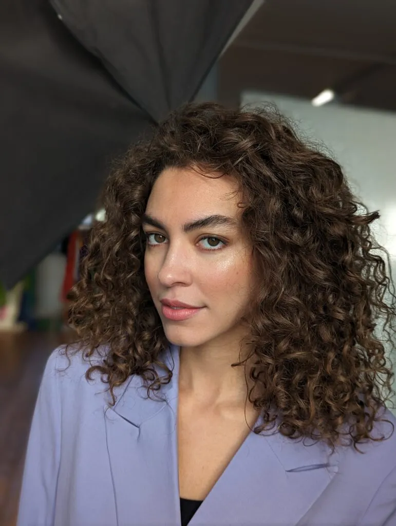 Professional model with hair and makeup by Bristol makeup artist Evie Smith.