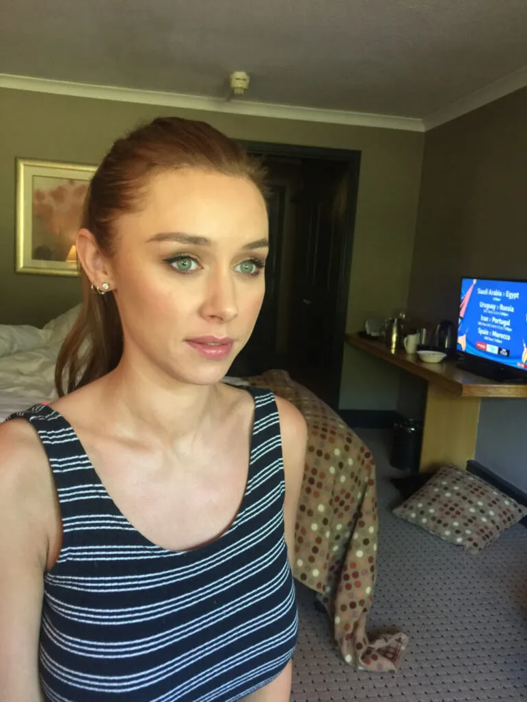 Una Healey makeup by Evie Smith