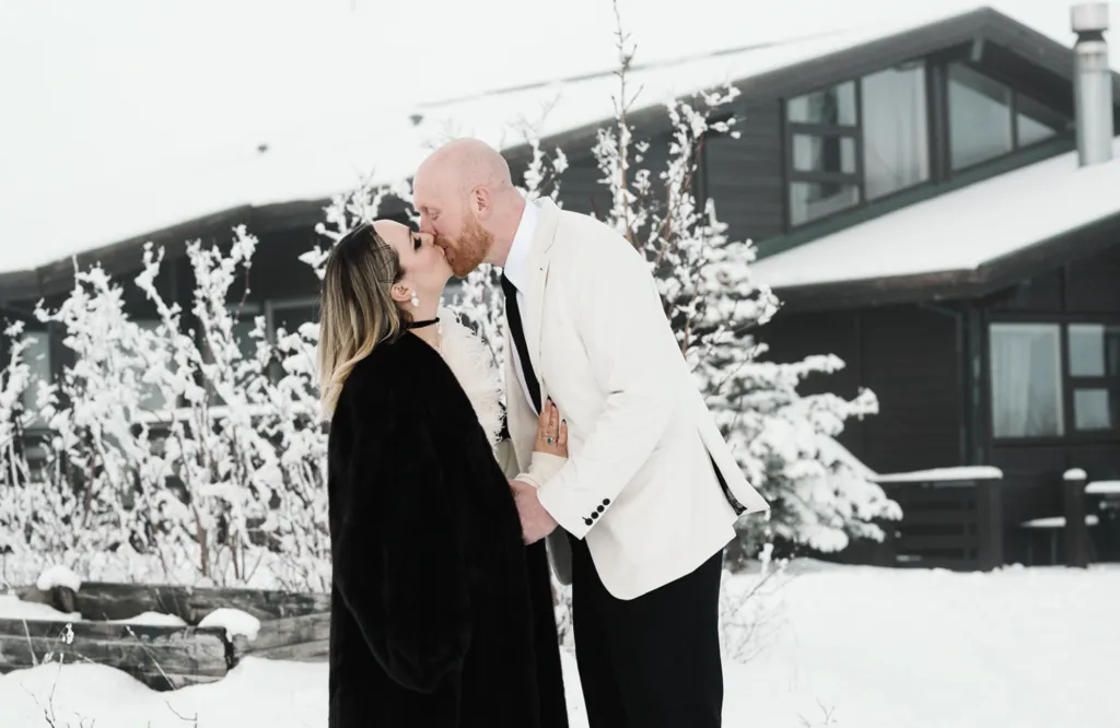 a wedding day for a bride and groom in selfoss, near Reykjavik, iceland